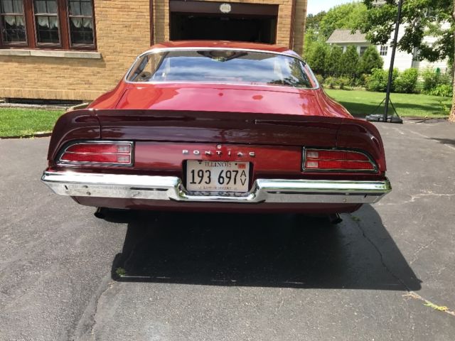 1973 Florentine Red Pontiac Firebird Coupe