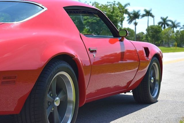 1973 Red Pontiac Trans Am Coupe