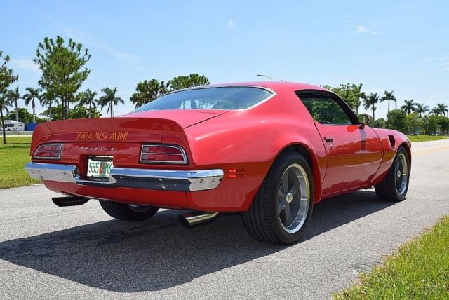 1973 Red Pontiac Trans Am Coupe