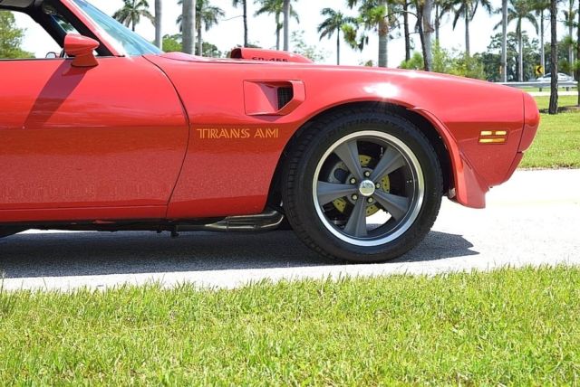 1973 Red Pontiac Trans Am Coupe