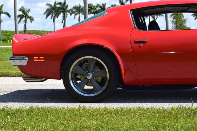 1973 Red Pontiac Trans Am Coupe