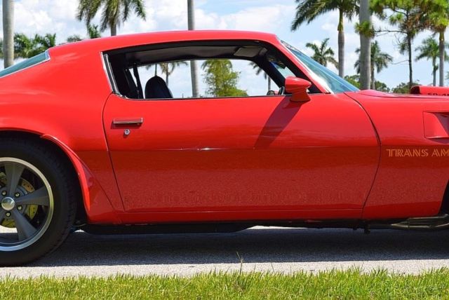 1973 Red Pontiac Trans Am Coupe