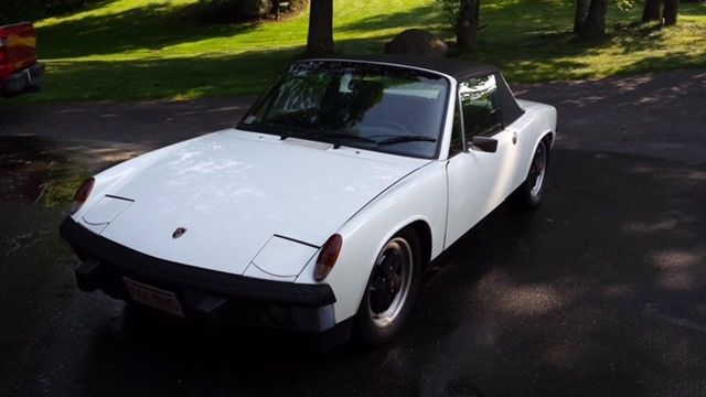 1973 White Porsche 914
