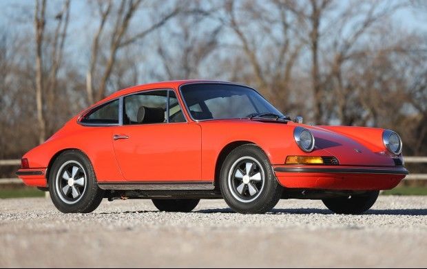 1973 Tangerine Porsche 911 Coupe