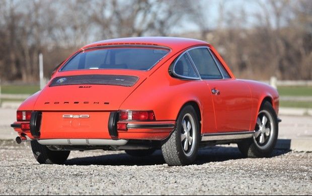 1973 Tangerine Porsche 911 Coupe