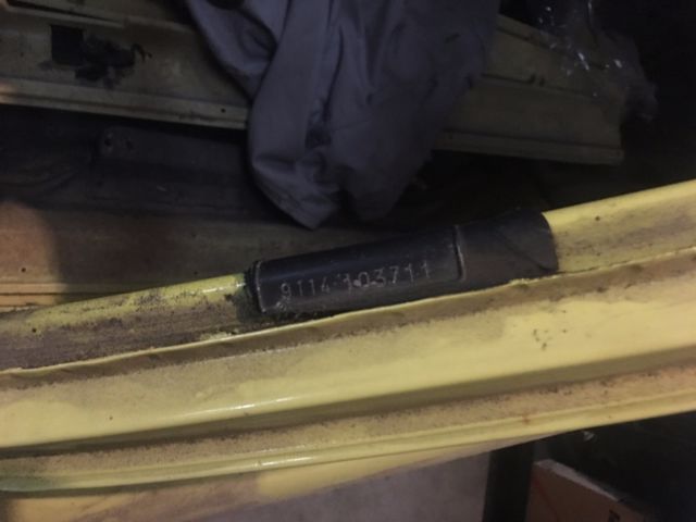 1973 Yellow Porsche 911