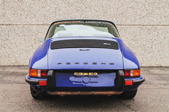 1973 Blue Porsche 911 Convertible