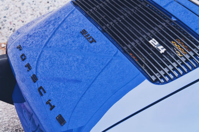 1973 Blue Porsche 911 Convertible