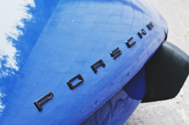 1973 Blue Porsche 911 Convertible