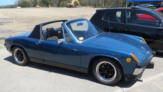 1973 Blue Porsche 914 Targa