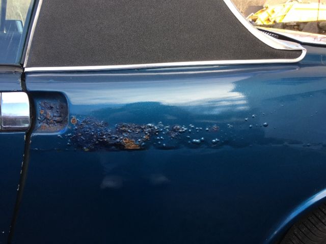 1973 Blue Porsche 914 Targa