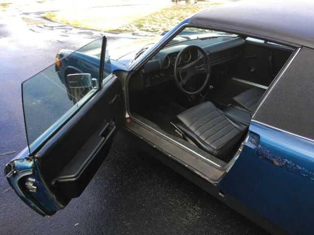 1973 Blue Porsche 914 Targa