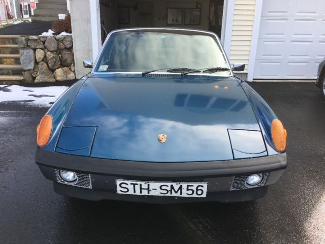 1973 Blue Porsche 914 Targa