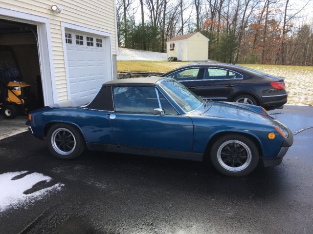 1973 Blue Porsche 914 Targa