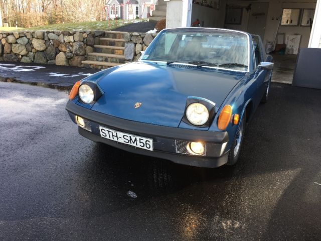 1973 Blue Porsche 914 Targa