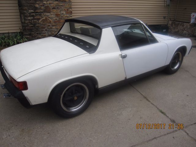 1973 White Porsche 914 Coupe