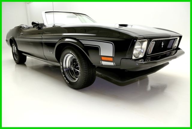 1973 Black Ford Mustang Convertible