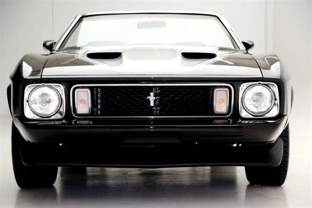1973 Black Ford Mustang Convertible