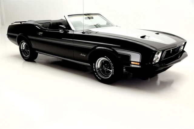 1973 Black Ford Mustang Convertible