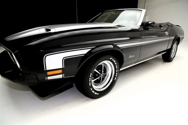 1973 Black Ford Mustang Convertible