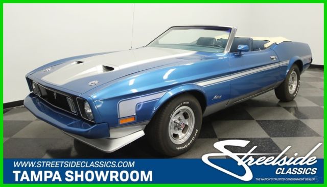 1973 Blue Ford Mustang