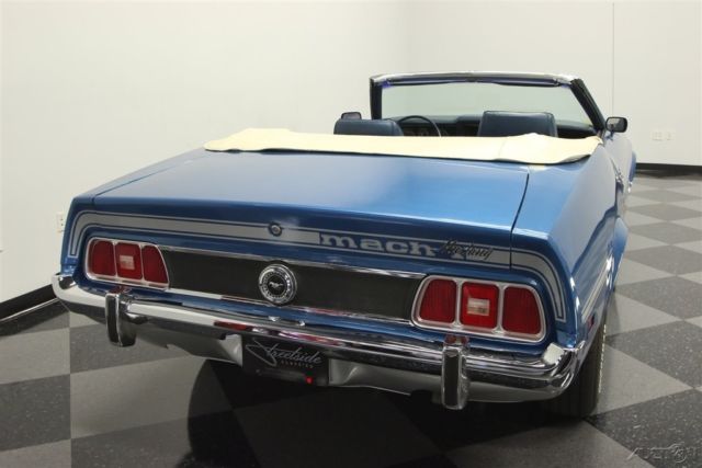 1973 Blue Ford Mustang