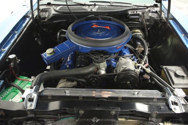 1973 Blue Ford Mustang