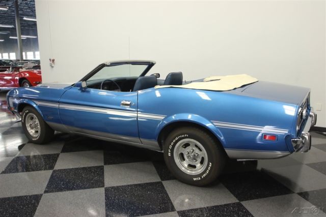 1973 Blue Ford Mustang