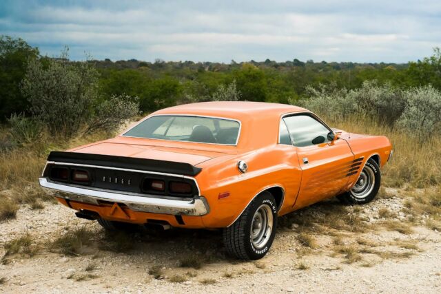 1973 Orange Dodge Challenger Coupe