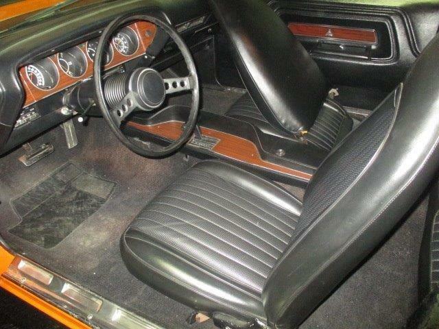 1973 Orange Dodge Challenger Coupe