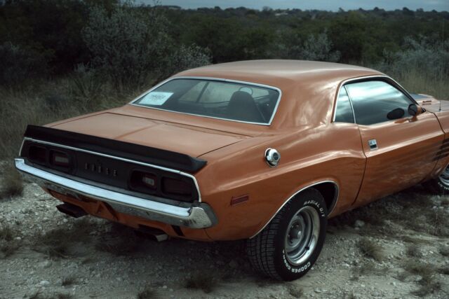1973 Orange Dodge Challenger Coupe