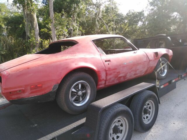 1973 Red Pontiac Trans Am Coupe