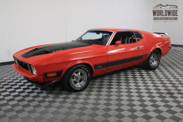 1973 Red Ford Mustang