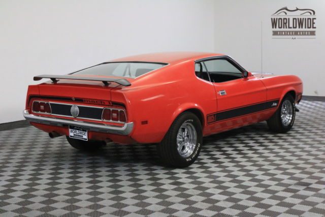 1973 Red Ford Mustang