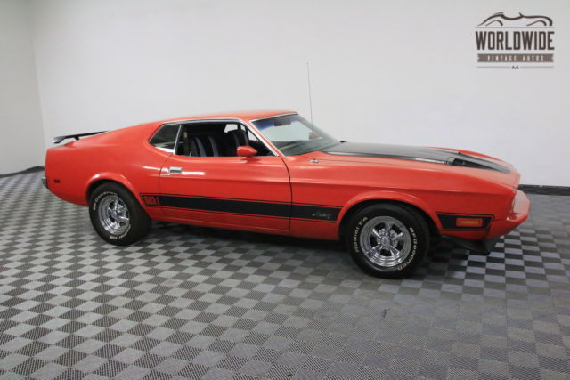 1973 Red Ford Mustang
