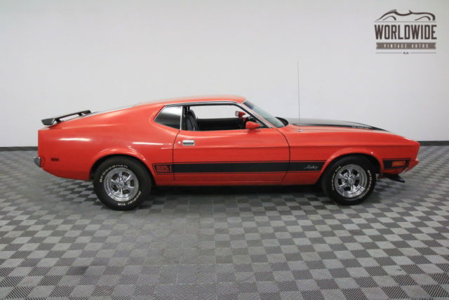 1973 Red Ford Mustang