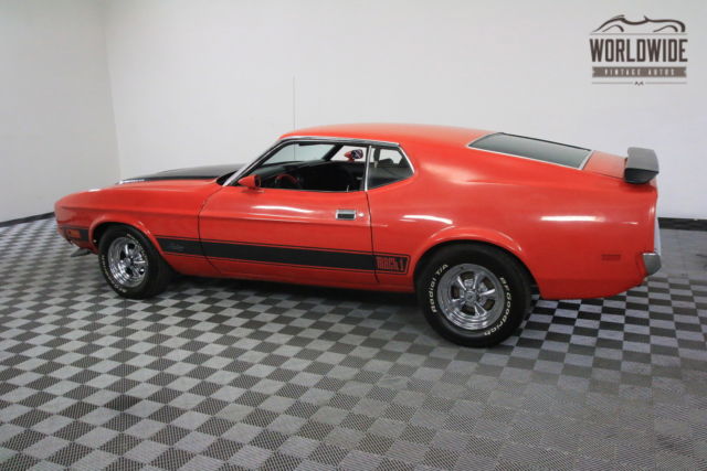 1973 Red Ford Mustang