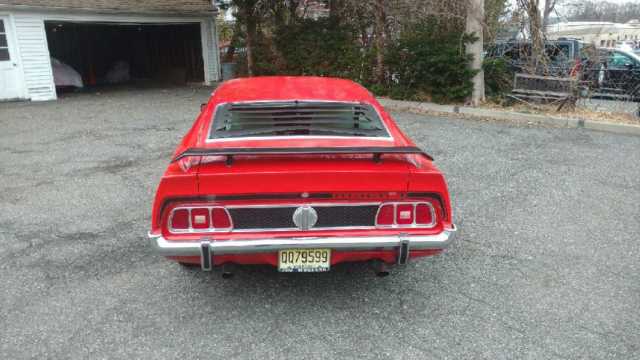 1973 Red and Black Ford Mustang Fastback