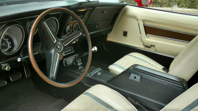 1973 Red and Black Ford Mustang Fastback