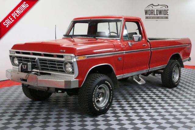 1973 Red Ford F-250