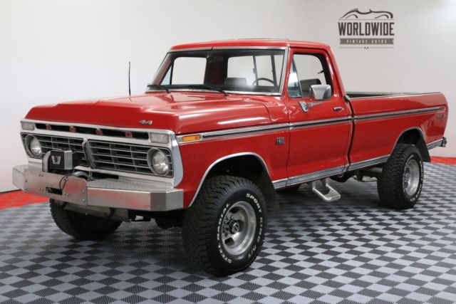 1973 Red Ford F-250
