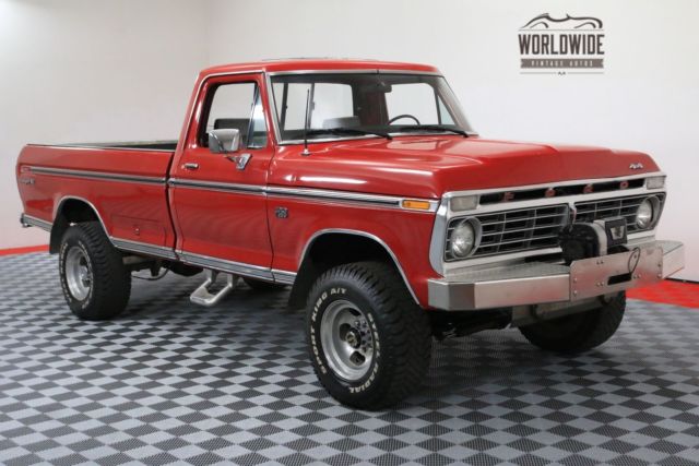 1973 Red Ford F-250