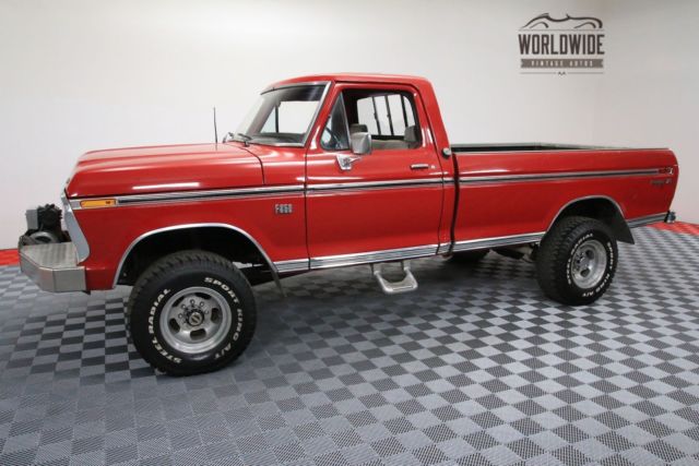 1973 Red Ford F-250