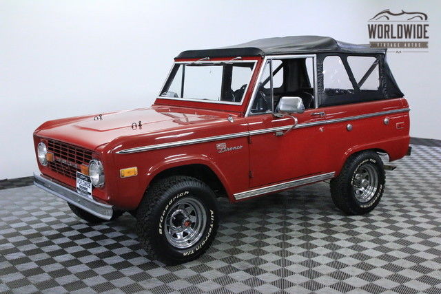 1973 Red Ford Bronco