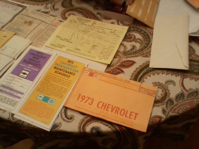 1973 Yellow Chevrolet Camaro Coupe