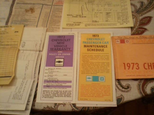 1973 Yellow Chevrolet Camaro Coupe