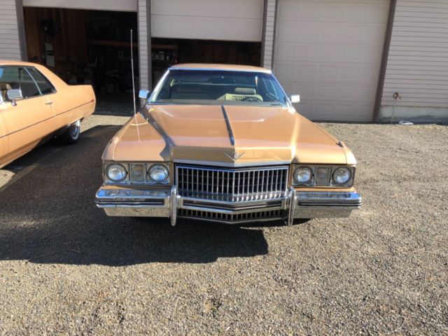 1973 Tan Cadillac DeVille Sedan