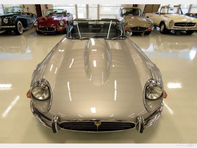 1973 Silver Jaguar E-Type
