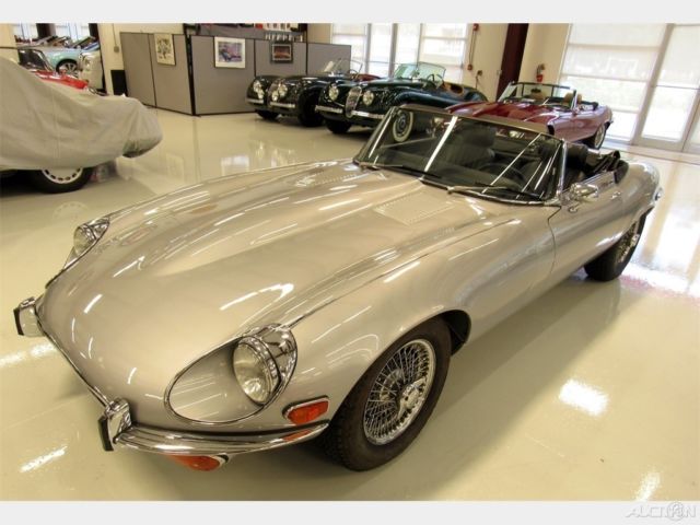 1973 Silver Jaguar E-Type