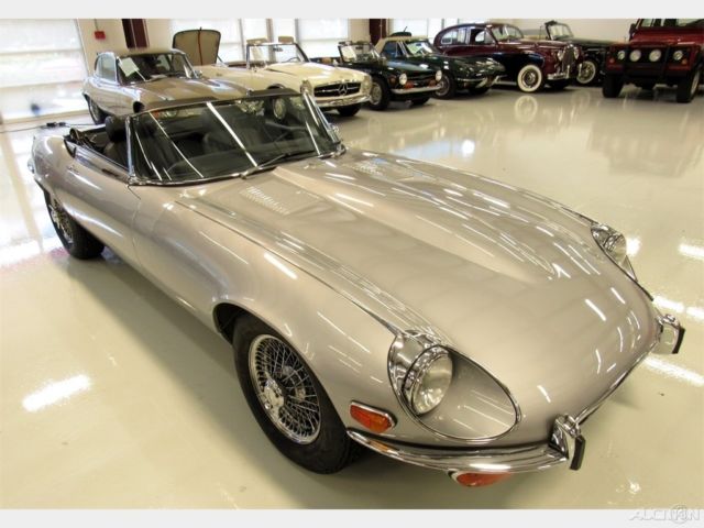 1973 Silver Jaguar E-Type